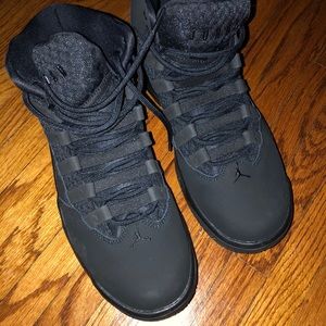 Black Nike Jordans